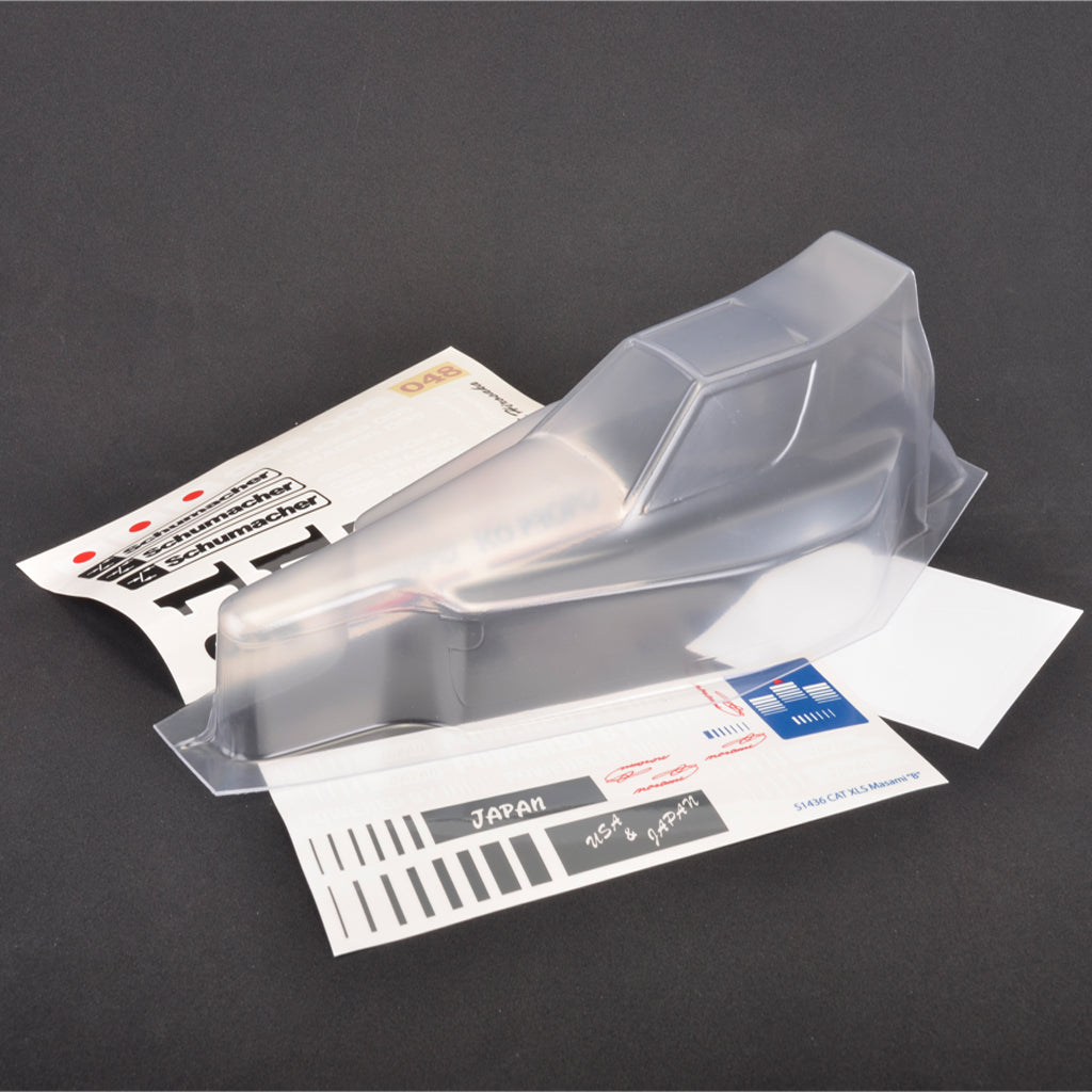 Schumacher - Bodyshell+Decal+Window Mask - CAT XLS - U5136