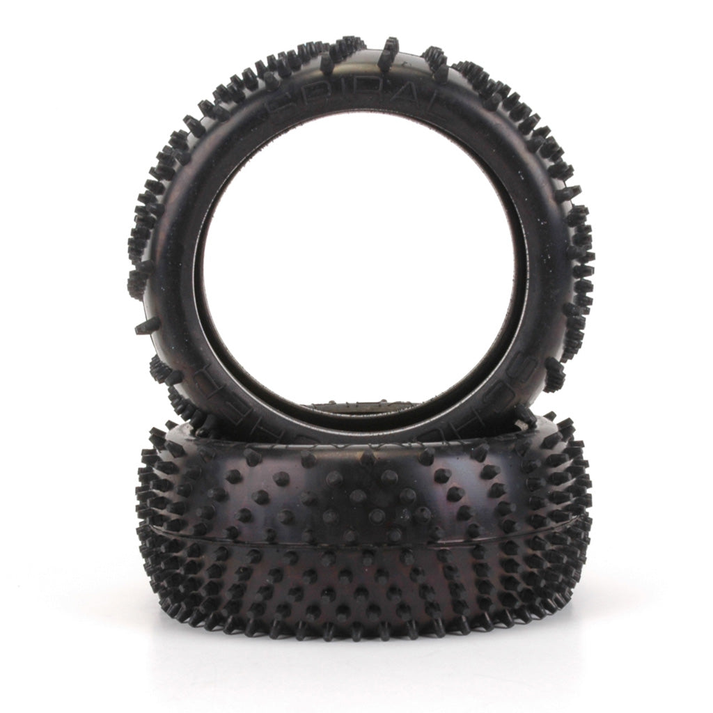 Schumacher - SPIRAL 1/8th Tyre - Yellow  (pr) - U6721