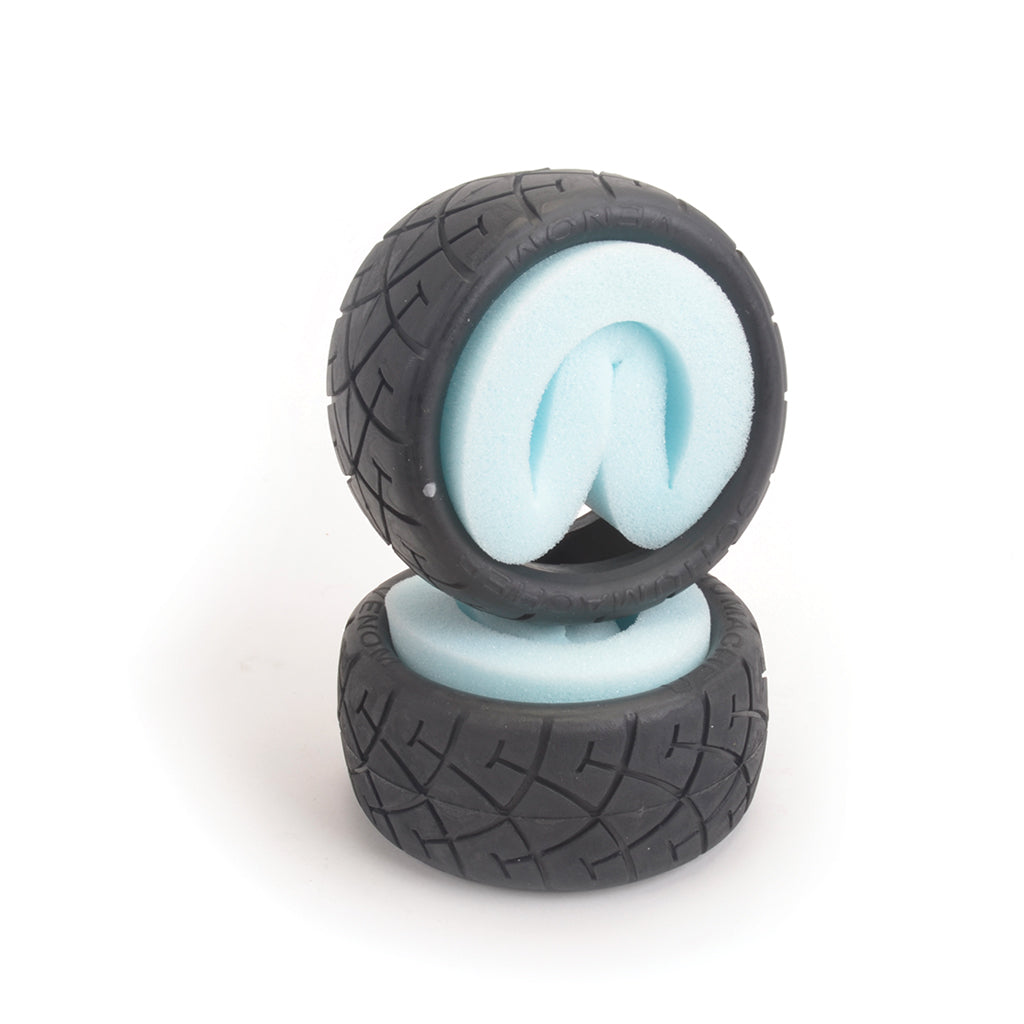 Schumacher - VENOM 114 Road Tyre - 1/8 Buggy (pr) -Silver - U6727