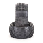 SCHUMACHER - Cactus Rear - 1/10 2.2IN BUGGY TYRE/TIRES -  4WD/2WD - YELLOW - U66838 (Use on carpet)
