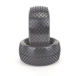 SCHUMACHER - Mezzo (Spikes) - 1/10 2.2IN BUGGY TYRE/TIRES - 4WD / 2WD Rear - YELLOW - U6885 (Thicker Carcas Sidewall)