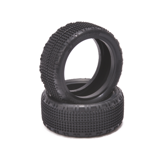 SCHUMACHER - Shard - 1/10 4WD Buggy Tires / Tyres - Front - Yellow - U6907