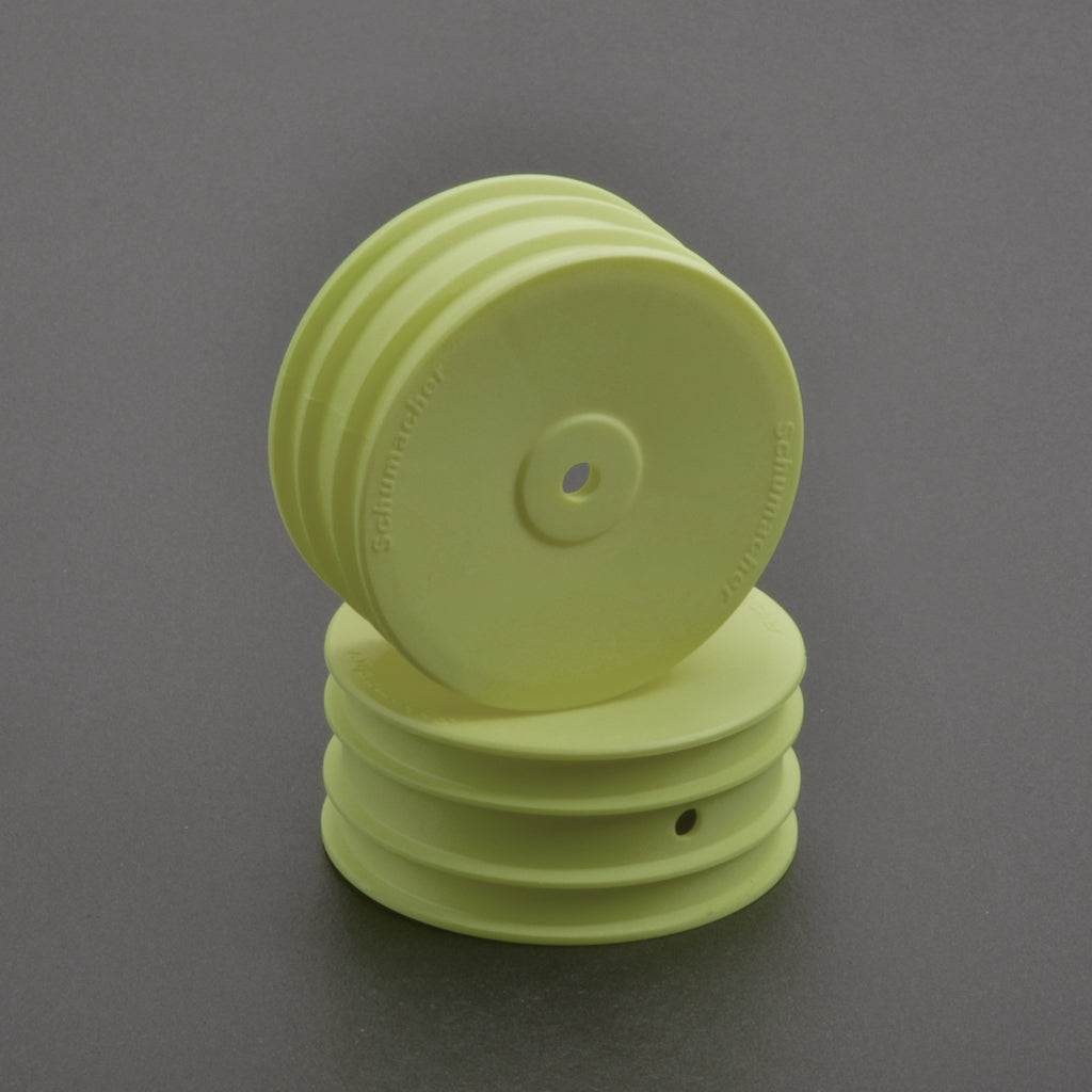 Schumacher - Wheel Front 4WD - Yellow - pr - U7458