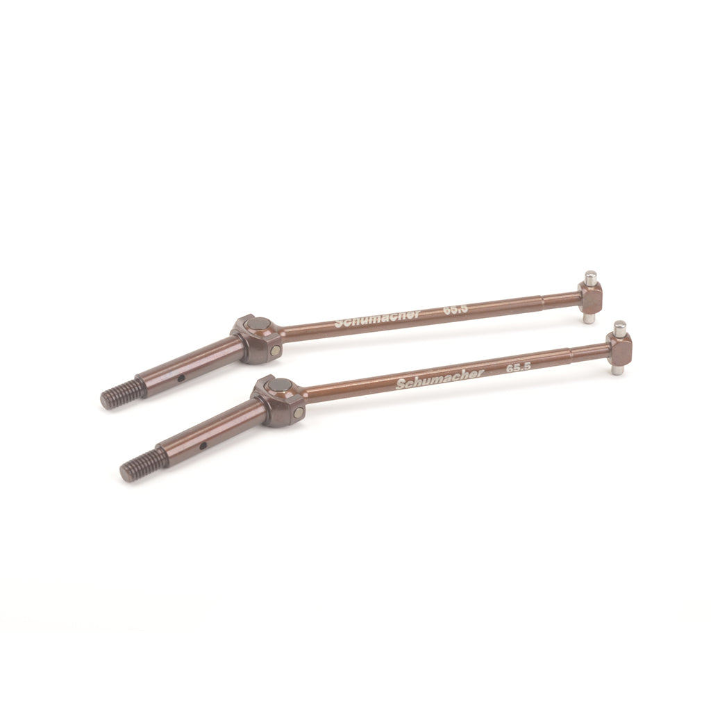 Schumacher - Driveshaft Assembled CVD V2 65.5mm - LD,LD2/3 (pr) - U8270