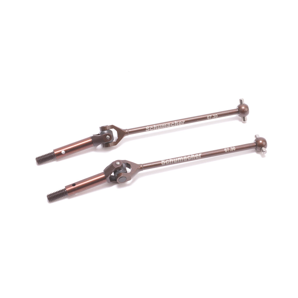 Schumacher - Driveshaft Assembled UJ (pr) - LD3D - U8606