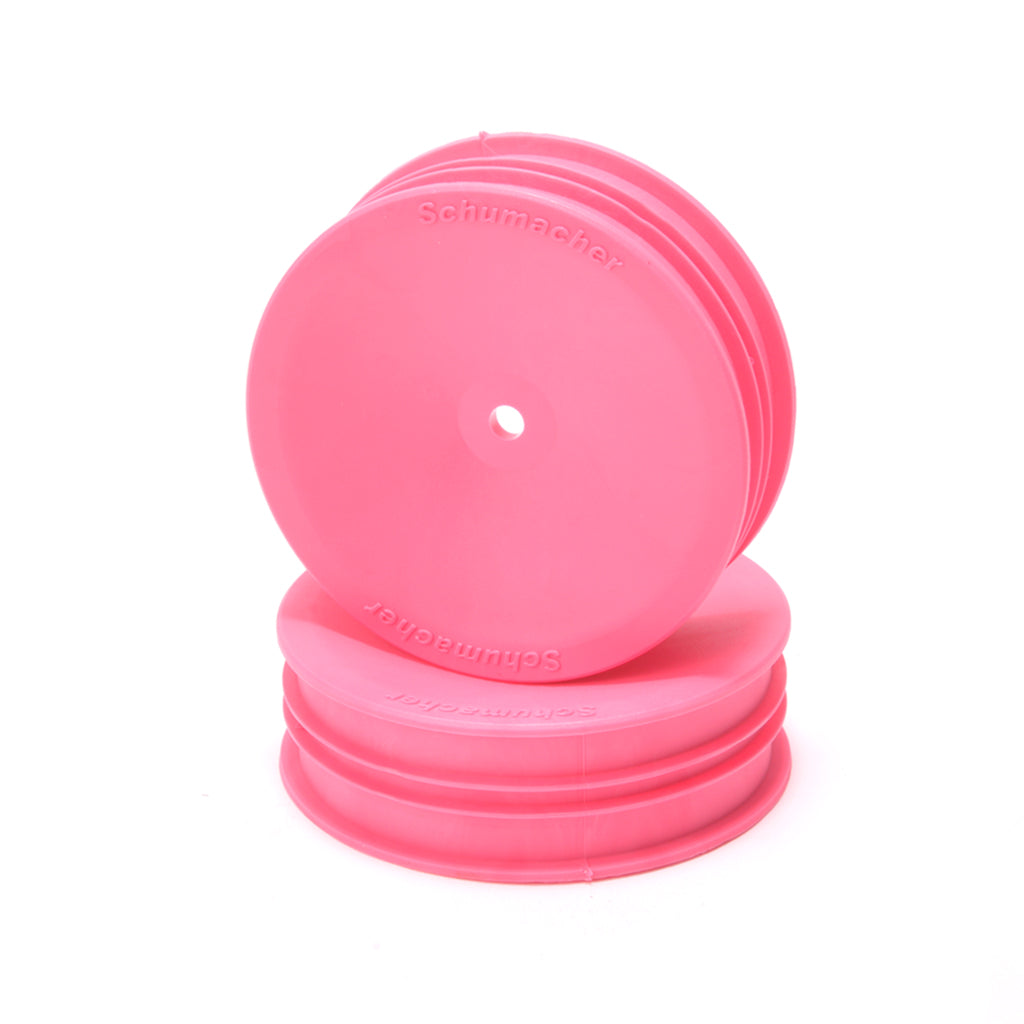 Schumacher - Wheel; Hex - Front Slim - 2WD - Pink -pr - U8684