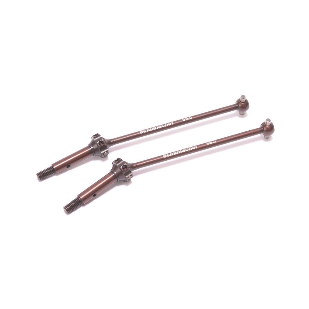 Schumacher - CVD Rear Driveshafts -2mm (pr) - L1R/PB - U8691