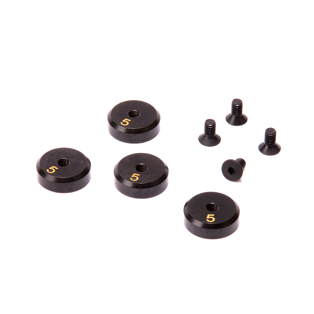 Schumacher - Brass Circular Weight 5g (pk4) - U8773