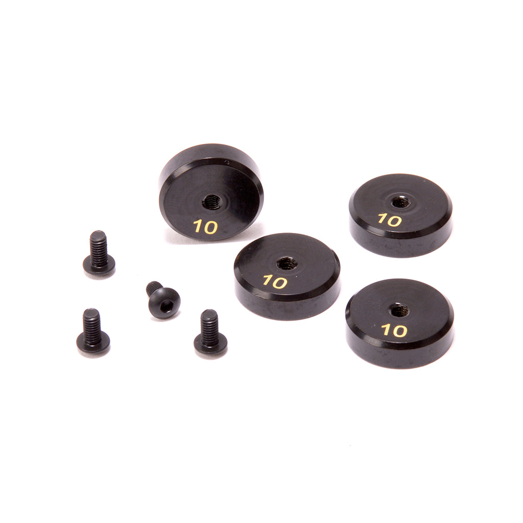 Schumacher - Brass Circular Weight 10g (pk4) - U8774