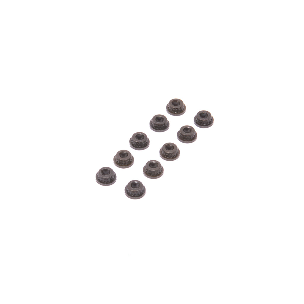 Schumacher - M3 Brass Black Thread Inserts - pk10 - U8794