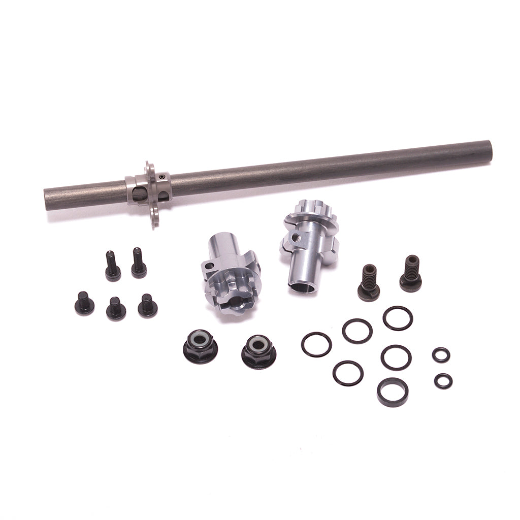 Schumacher - Spool Axle & Clamp Set (Hex Wheel) - Atom 3 - U8908