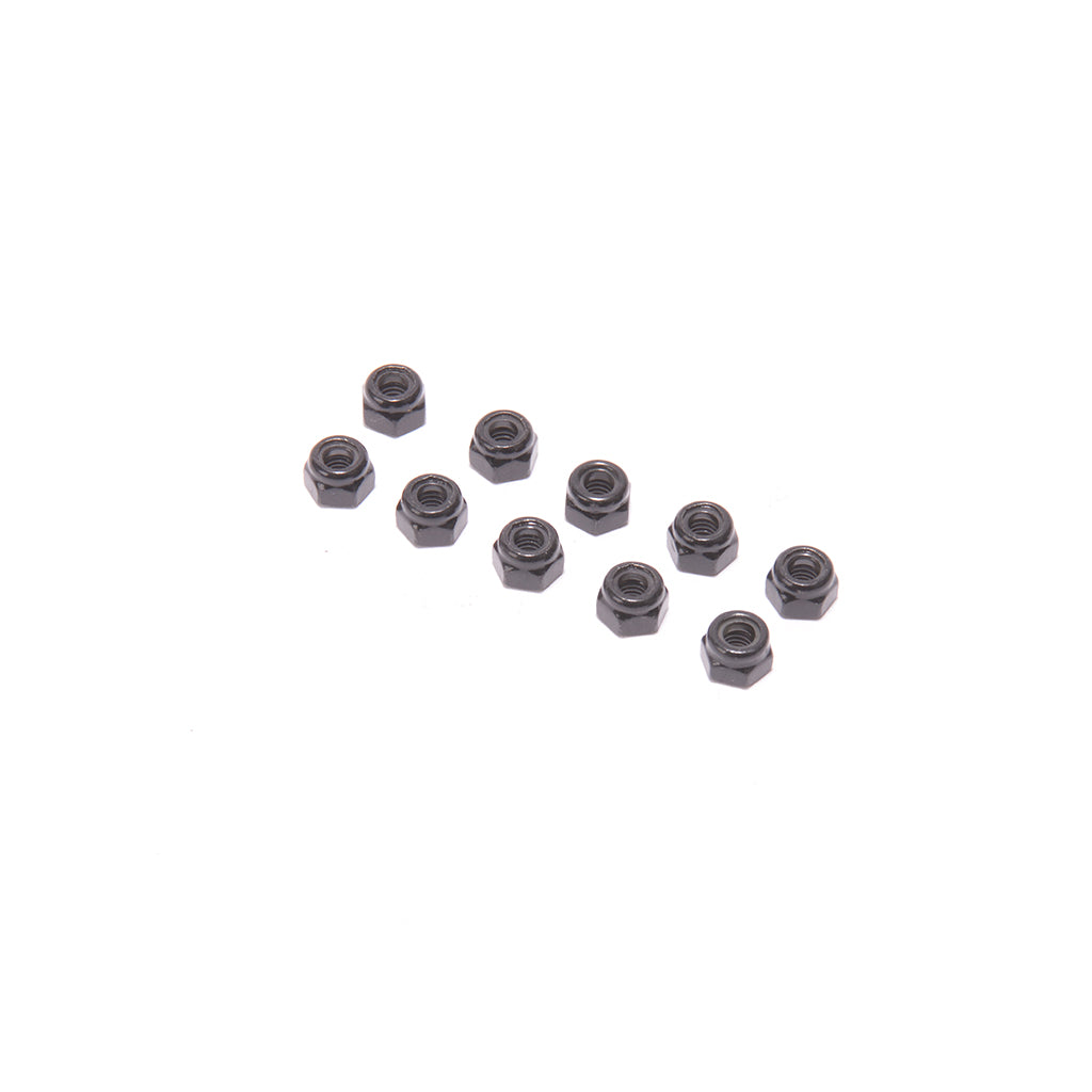 Schumacher - SPEED PACK - M4 Alloy Nyloc Nuts - Black - pk10 - U9039