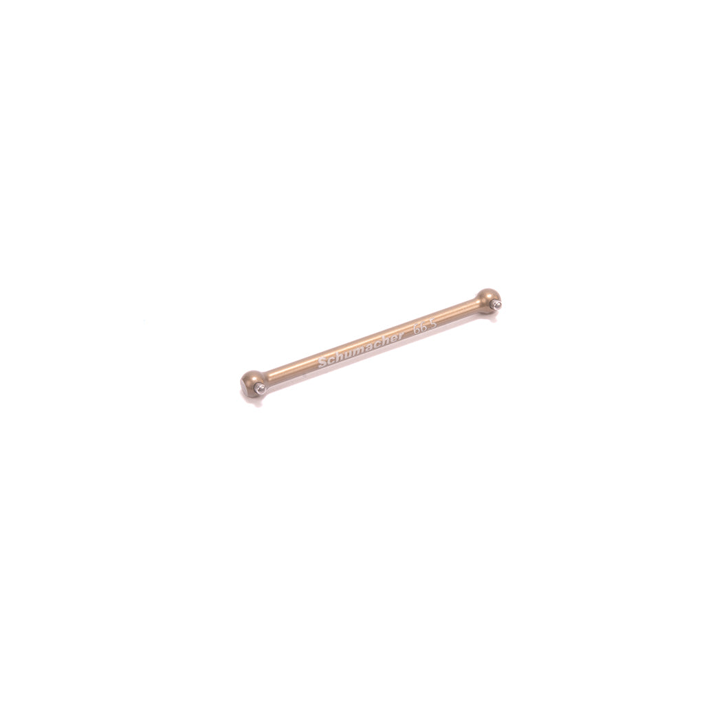 Schumacher - Alloy Front Centre Driveshaft (66.5) -Diff- CAT PB - U9228