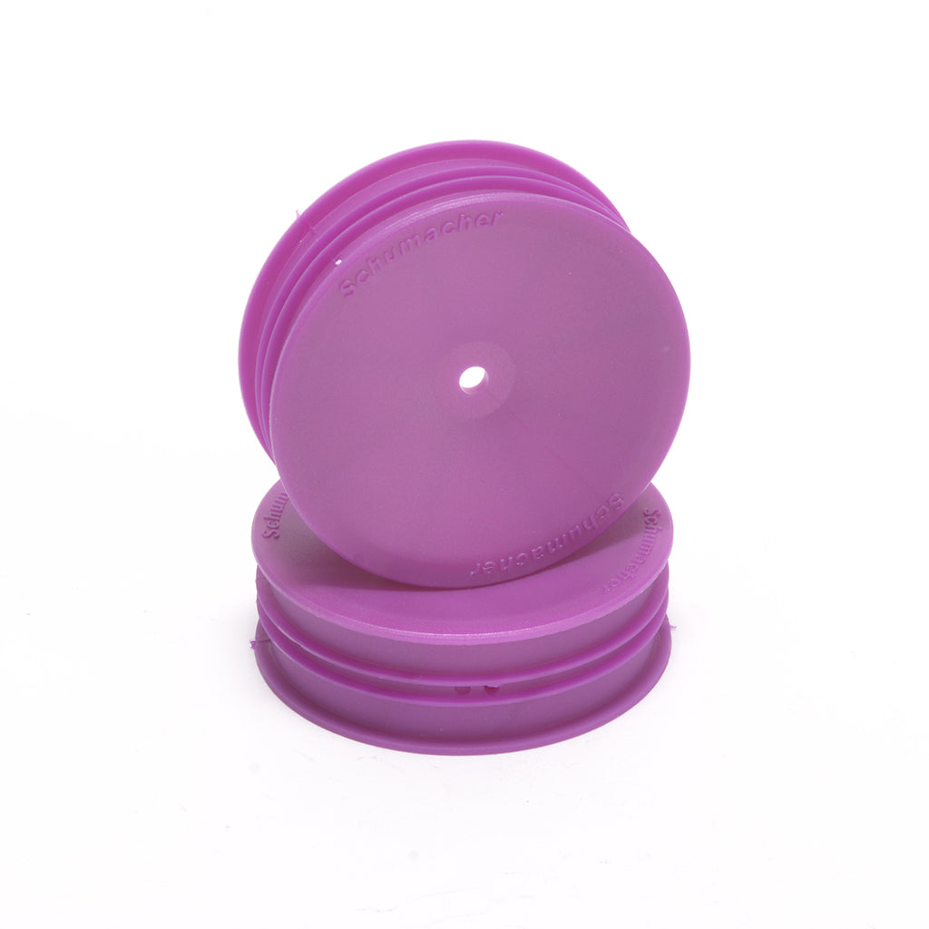 Schumacher - Wheel; Hex - Front Slim - 2WD - Purple - pr - U9371
