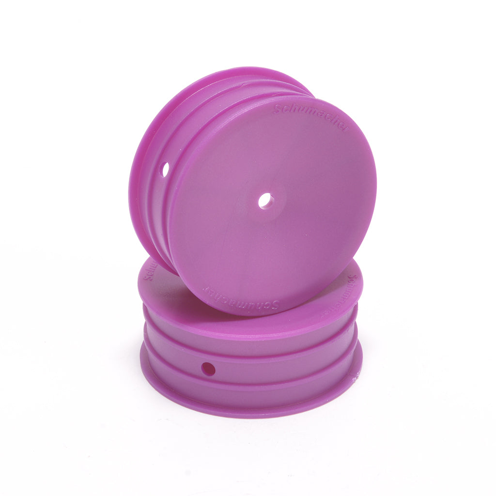 Schumacher - Wheel; Hex - Front Med - 2WD - Purple - pr - U9373