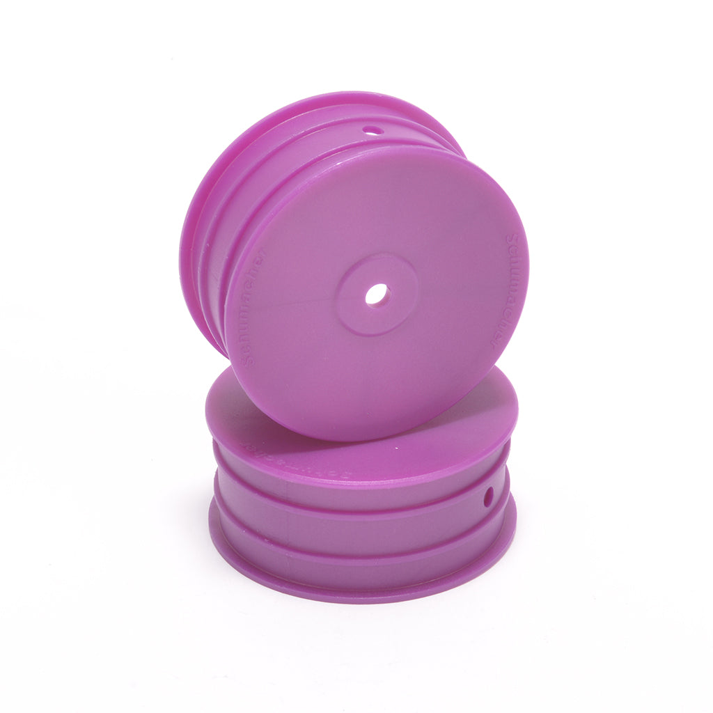 Schumacher - Wheel; Hex - Front - 4WD - Purple - pr - U9375