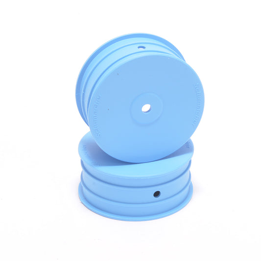 Schumacher - 1/10 4wd Buggy Wheels (12mm Hex) - Front - (2 pcs) - Blue - U9376