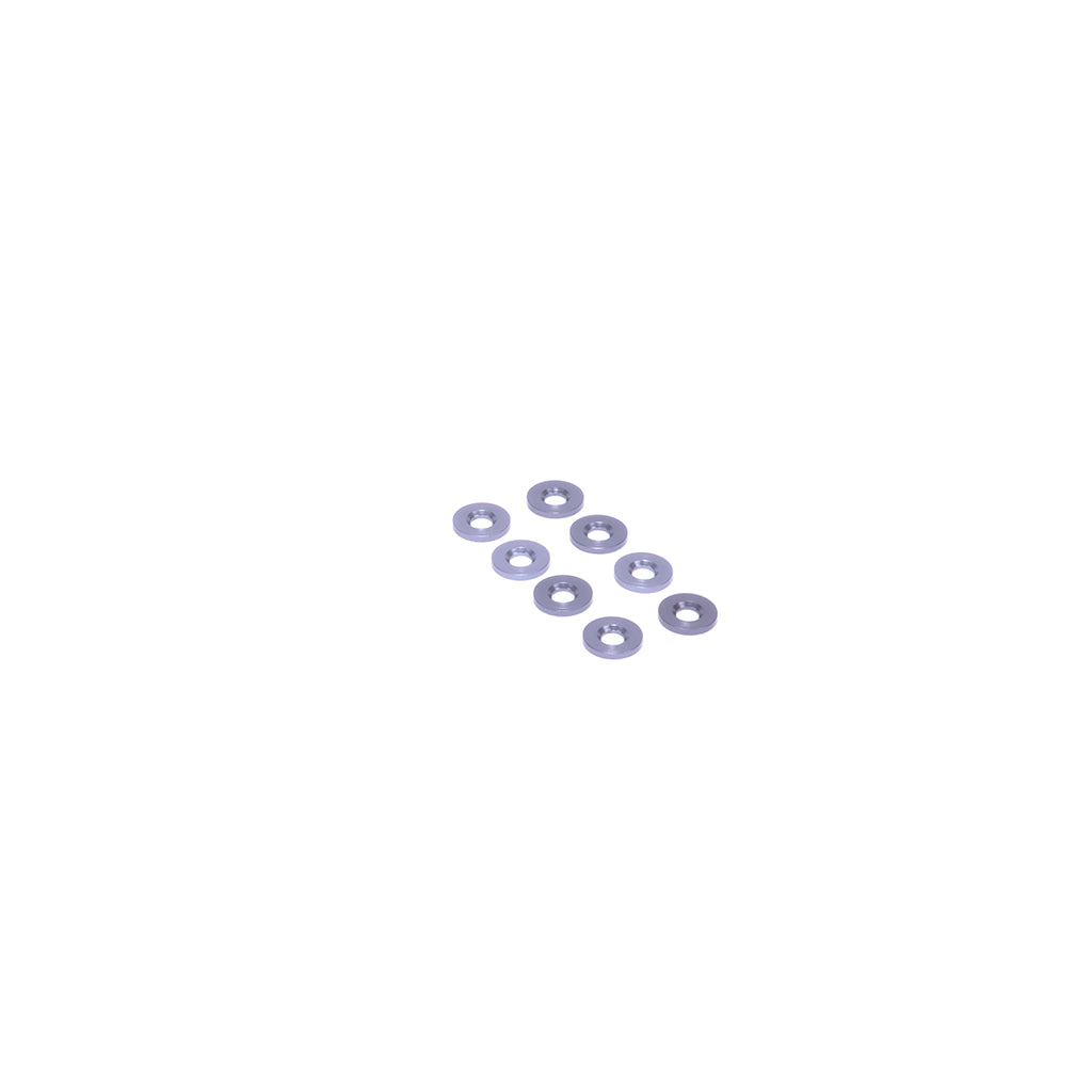 Schumacher - Alloy Grey Wishbone Spacer 1.0mm - Mi10 (pk8) - U9496