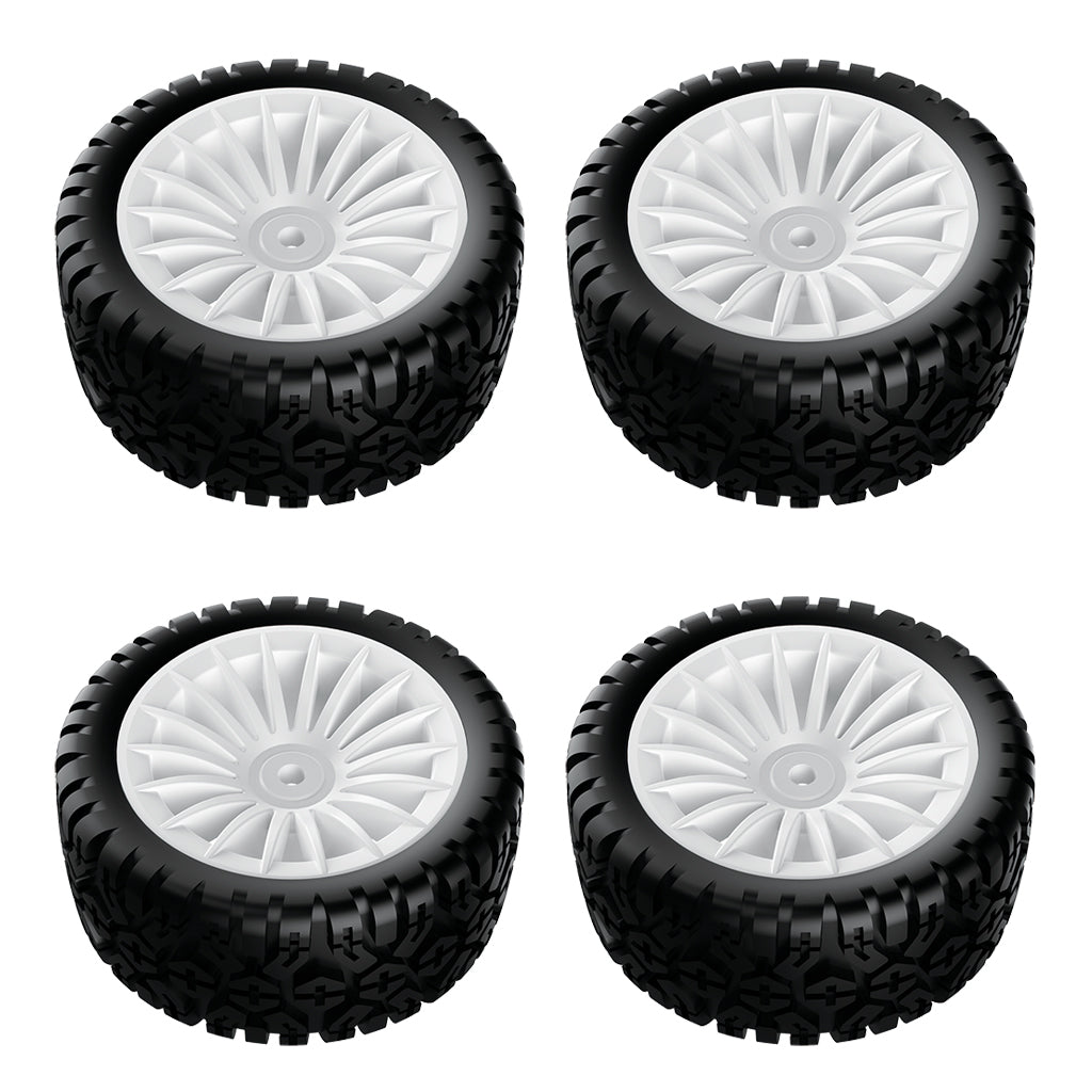 UDIRC - UDIRC Rally L - Tyres -A x4 (White wheel) - UD1603-005A