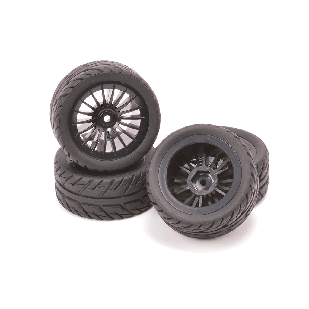 UDIRC - UDIRC Rally F - Tyres A x4 (Black Wheel) - UD1604-005A