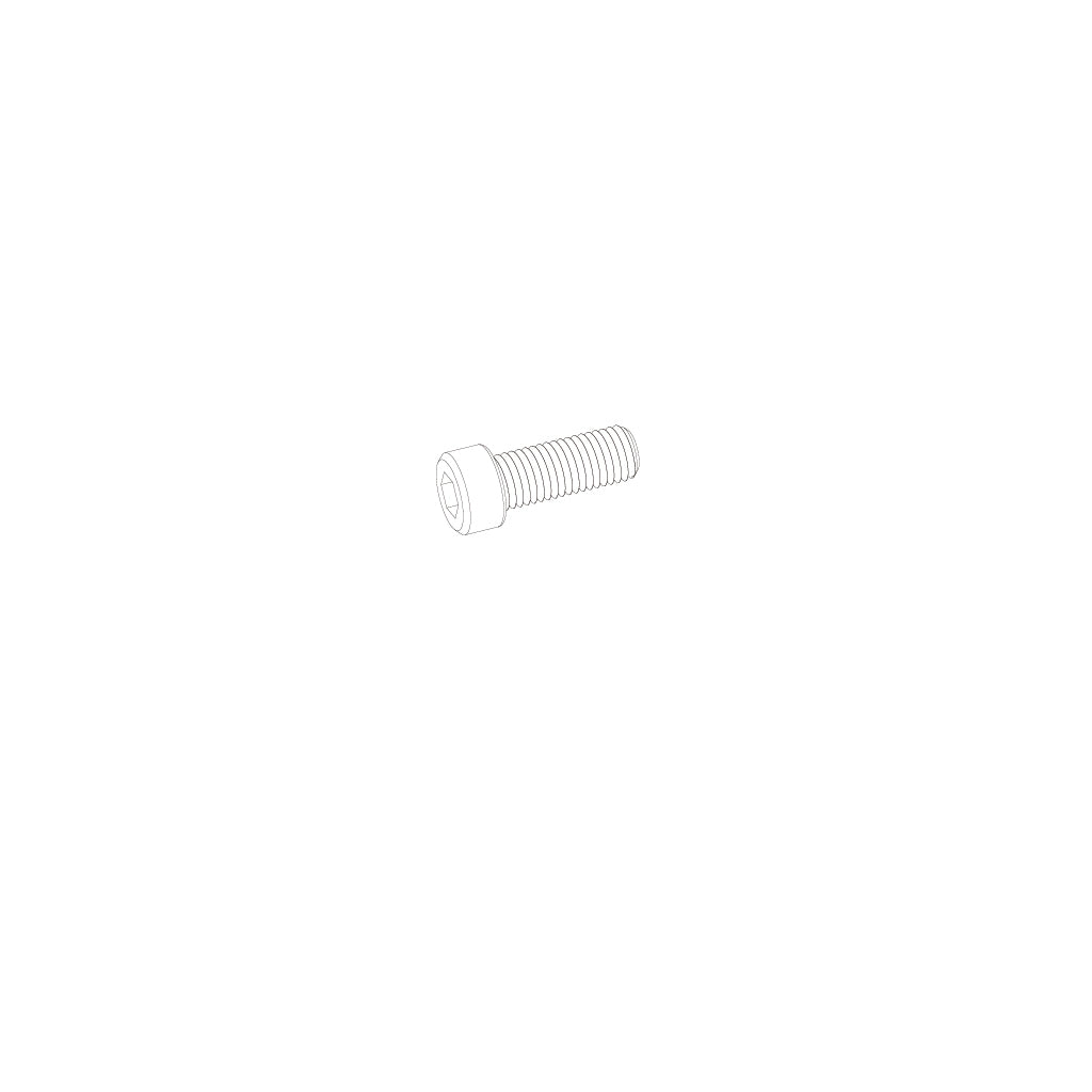 UDIRC - 3*8HM Hex socket head cap machine screw 8pcs - UDM01-010