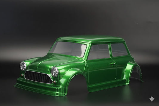 Tamiya M-Chassis Replica Classic Mini Cooper (210mm) Body Set in Clear Lexan - For 1/10 M-Chassis MTC (W-170mm x Wheelbase-210mmmm) M03, M05
