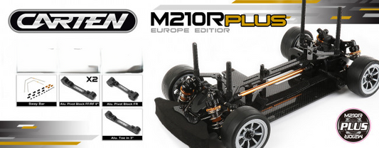 Carten - M210R to PLUS Combo Upgrade Bundle (Alloy Hangers & Steering & Sway Bar Combo) Conversion kit only - Car not included