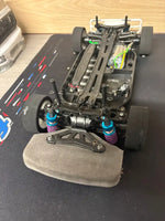 Used Tamiya TT01E - Rolling Chassis with Bearings Alloy Prop TRF Shocks 540 Motor - (Needs ESC Radio Battery & Charger)