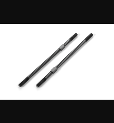 Xray - Xray Spare Parts ADJ. TURNBUCKLE M4 L/R 91MM - HUDY SPRING STEELā„¢ (2) - XR352619