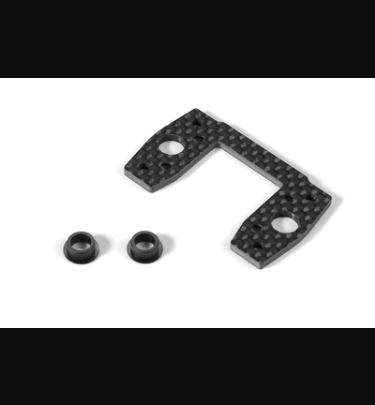Xray - Xray Spare Parts CARBON CENTER DIFF MOUNTING PLATE - XR354057