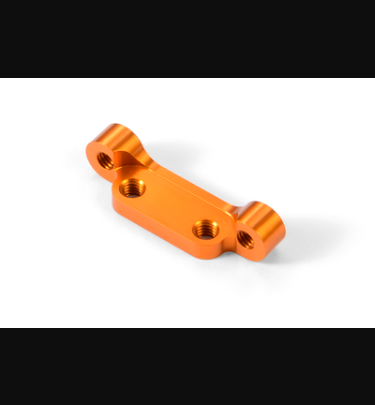 Xray - Xray Spare Parts ALU LOWER GRAPHITE SUSPENSION ARM HOLDER - ORANGE - XR372310-O