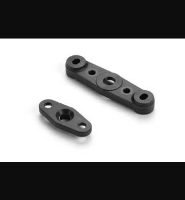 Xray - Xray Spare Parts COMPOSITE LOWER & UPPER PIVOT BRACE - LOW ROLL-CENTER - GRAPHITE - XR373094-G