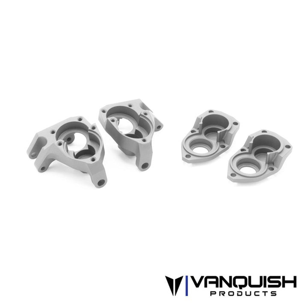 Vanquish - Vanquish F10 Portal Aluminum Front Knuckle - Clear - VPS08641