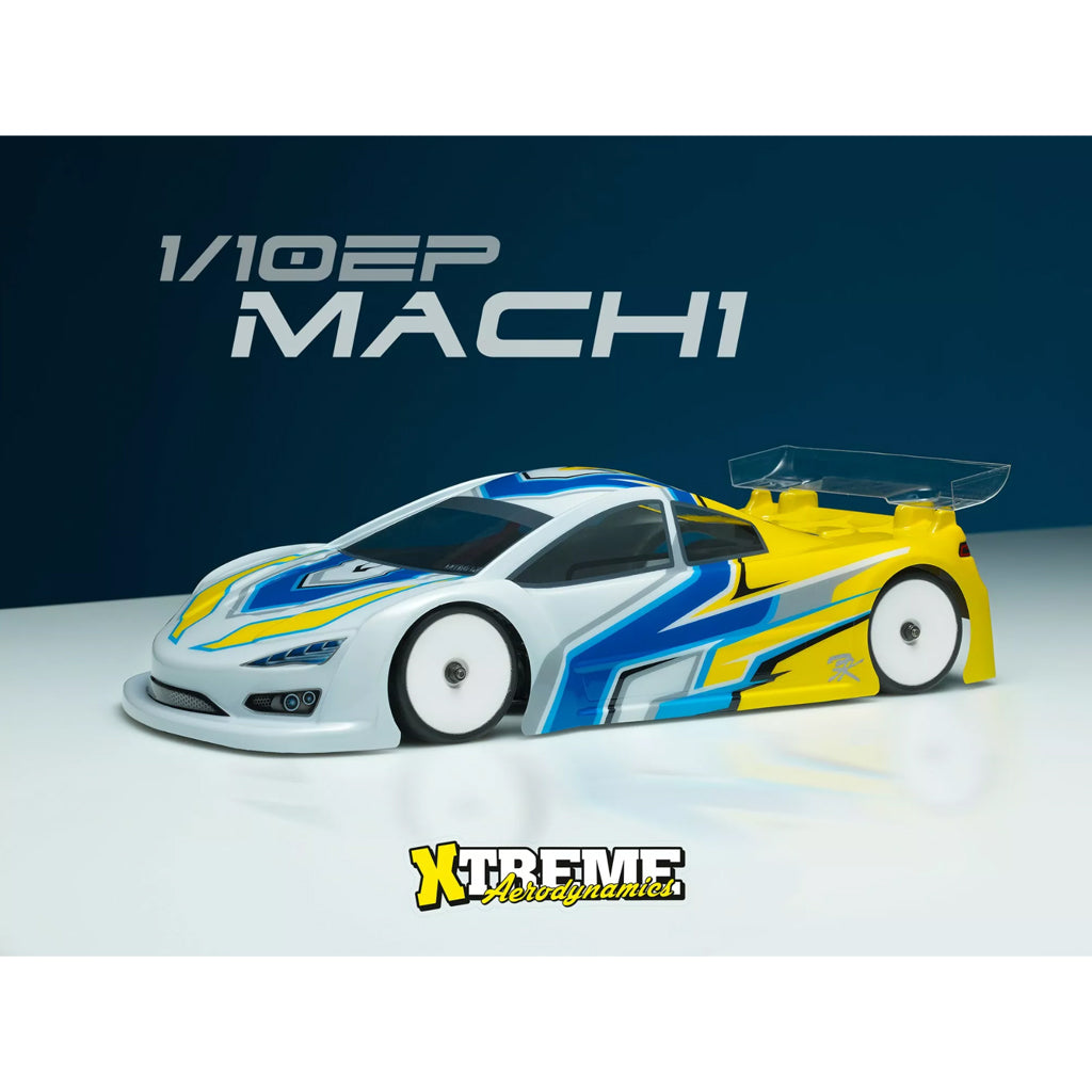 XTREME MACH1 - 1/10 RC CAR - TC BODY SHELL - LIGHTWEIGHT - XTMTB0421-L