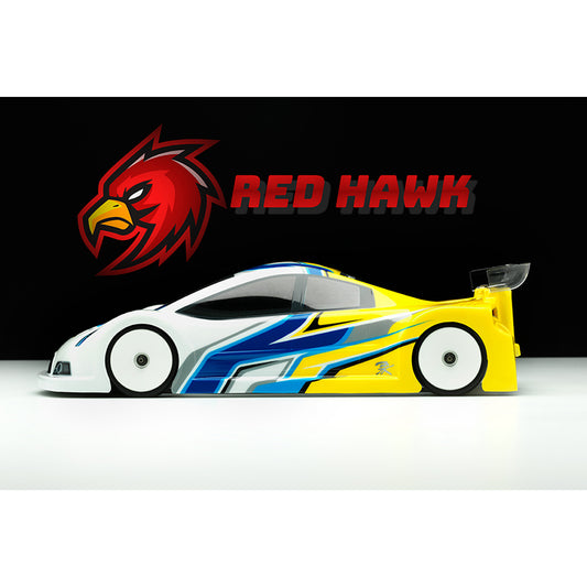 Xtreme RED HAWK - RC CAR BODY SHELL 1/10 190MM - TC ETC STD - XTMTB0424-ETS (Racer Recommended)