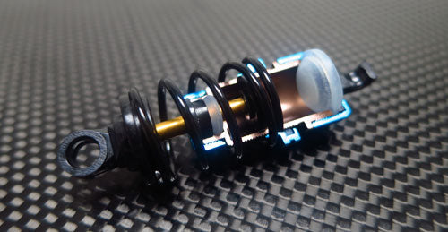 YEAH RACING - Alloy 55mm Damper Shocks Set 4pcs BLUE (DSG-0055BU) Fits TT01E Euro Truck & M-Chassis)