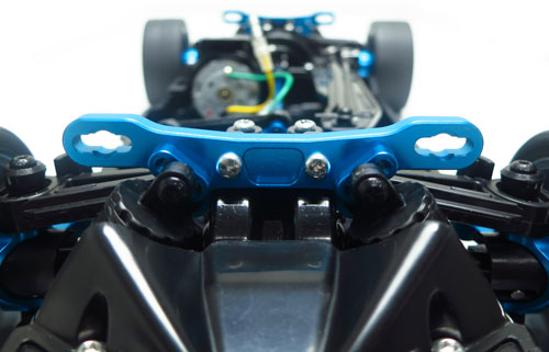 YEAH RACING - Aluminum Front / Rear Damper Stay For Tamiya TT02 - TT02-008BU