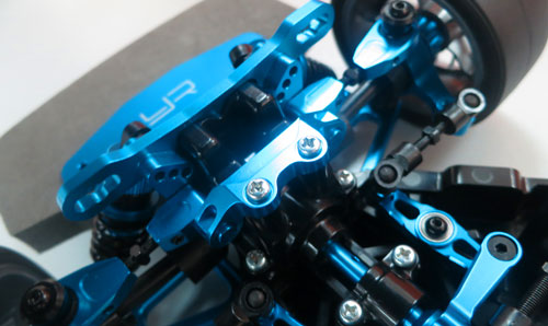YEAH RACING - Aluminum Upper Suspension Mount For Tamiya TT02 - TT02-010BU