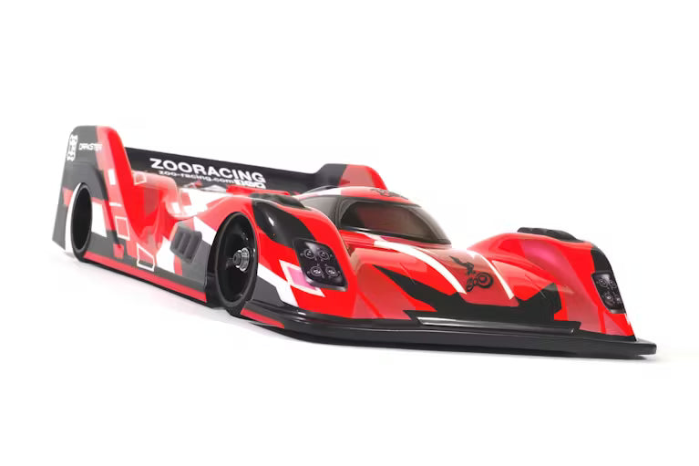 ZR-0013-05 - ZooRacing - DRAKSTER - 1:12 (1/12) LMP PanCar Body - 0.5mm Light Weight