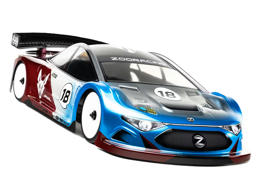 ZooRacing - Jackel - 1/10 RC Touring Car Body - 0.7mm STD - ZR-0018-077 (Fits most 1/10 Cars such as a Tamiya TT01E)