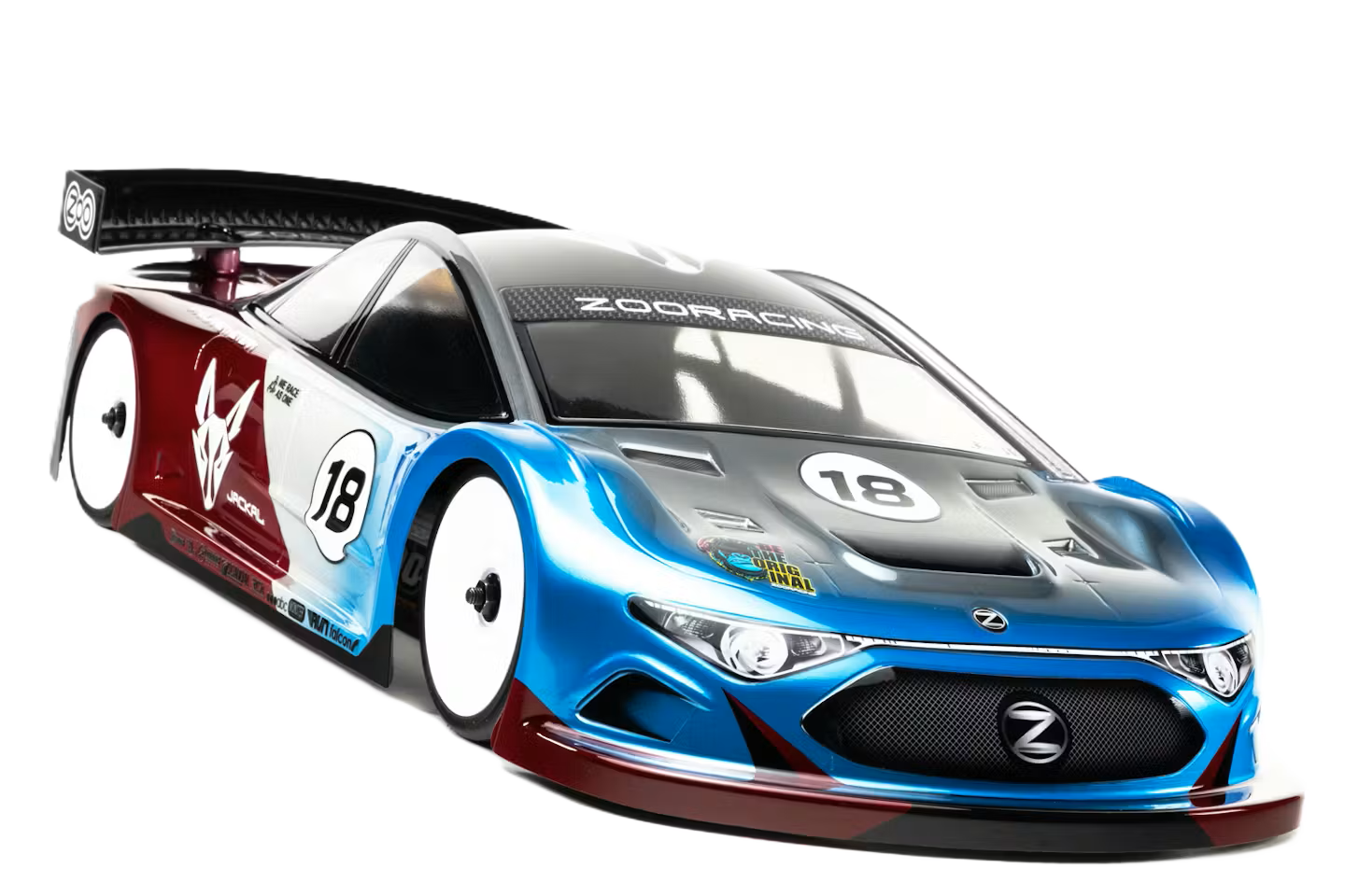 ZooRacing - Jackel - 1/10 RC Touring Car Body - 0.7mm STD - ZR-0018-077 (Fits most 1/10 Cars such as a Tamiya TT01E)